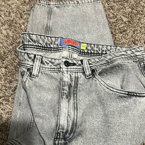 Black washed men’s jeans